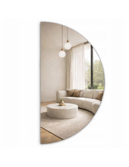 LUSTRO PÓŁOKRĄGŁE KSIĘŻYC 140x70