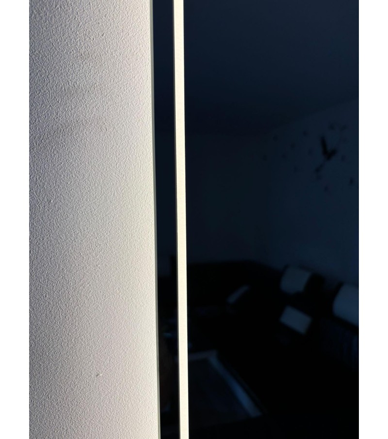 LUSTRO PÓŁOKRĄGŁE KSIĘŻYC 100x50 LED *NOWOŚĆ*