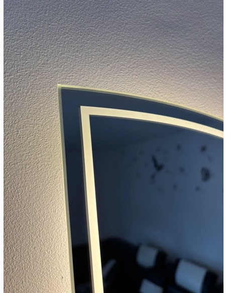 LUSTRO PÓŁOKRĄGŁE KSIĘŻYC 130x65 LED *NOWOŚĆ*