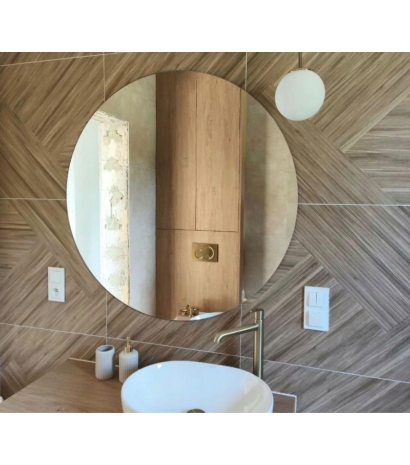 LUSTRO OKRĄGŁE fi 120cm DO ŁAZIENKI POKOJU