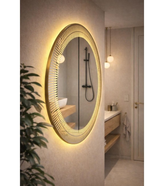 LUSTRO OKRĄGŁE LED 100cm NOWOŚĆ 2