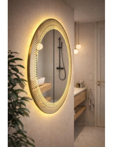 LUSTRO OKRĄGŁE LED 100cm NOWOŚĆ